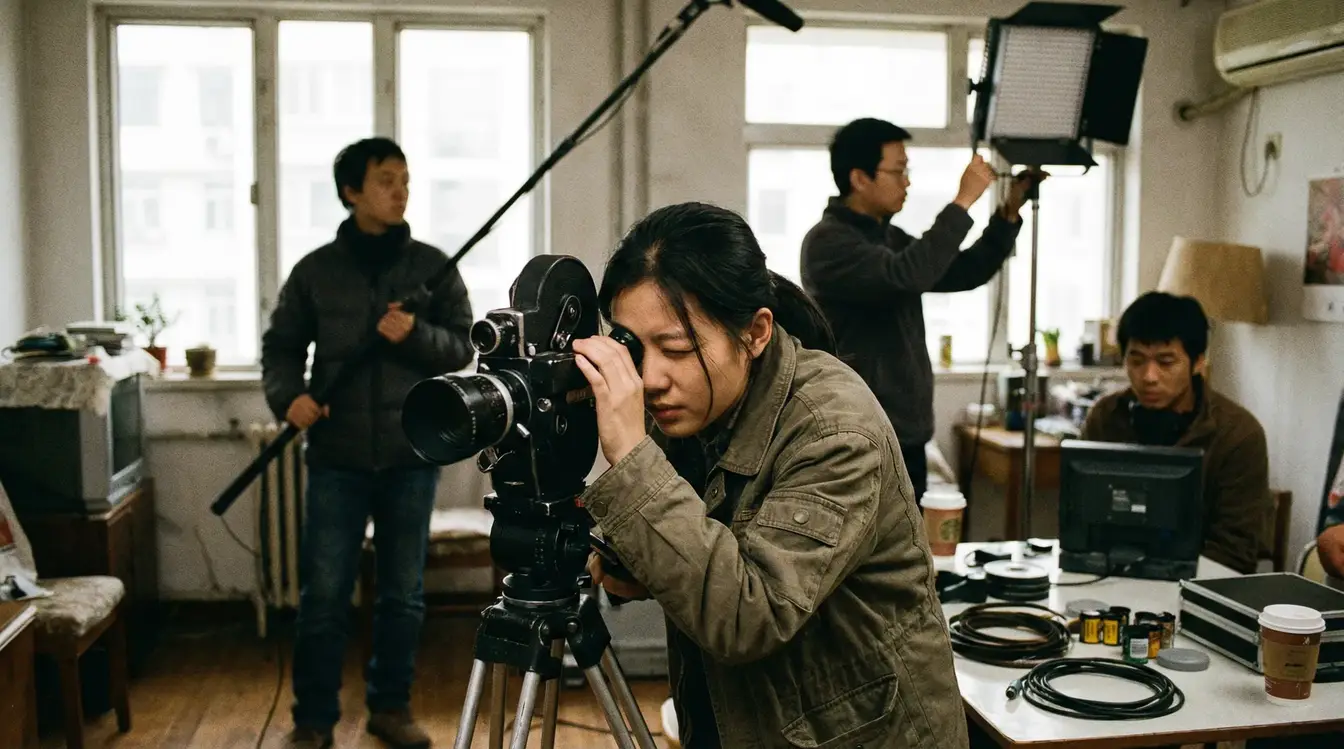 独立电影拍摄现场 - 国产自拍